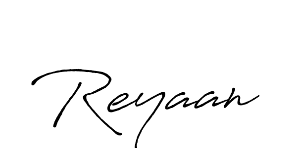 Also we have Reyaan name is the best signature style. Create professional handwritten signature collection using Antro_Vectra_Bolder autograph style. Reyaan signature style 7 images and pictures png