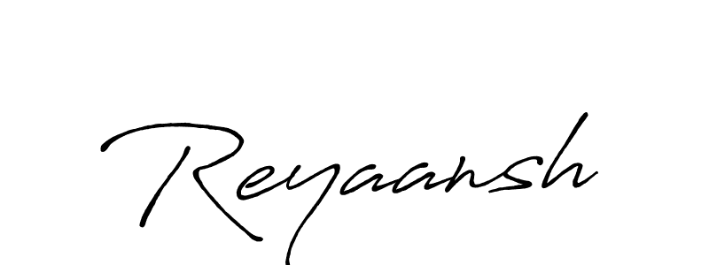 The best way (Antro_Vectra_Bolder) to make a short signature is to pick only two or three words in your name. The name Reyaansh include a total of six letters. For converting this name. Reyaansh signature style 7 images and pictures png