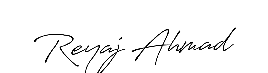 Similarly Antro_Vectra_Bolder is the best handwritten signature design. Signature creator online .You can use it as an online autograph creator for name Reyaj Ahmad. Reyaj Ahmad signature style 7 images and pictures png