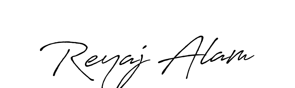 How to make Reyaj Alam signature? Antro_Vectra_Bolder is a professional autograph style. Create handwritten signature for Reyaj Alam name. Reyaj Alam signature style 7 images and pictures png