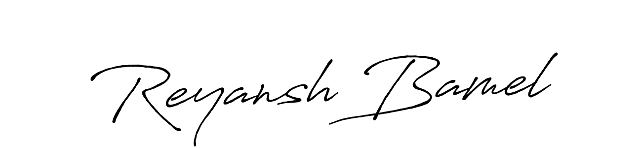 Here are the top 10 professional signature styles for the name Reyansh Bamel. These are the best autograph styles you can use for your name. Reyansh Bamel signature style 7 images and pictures png