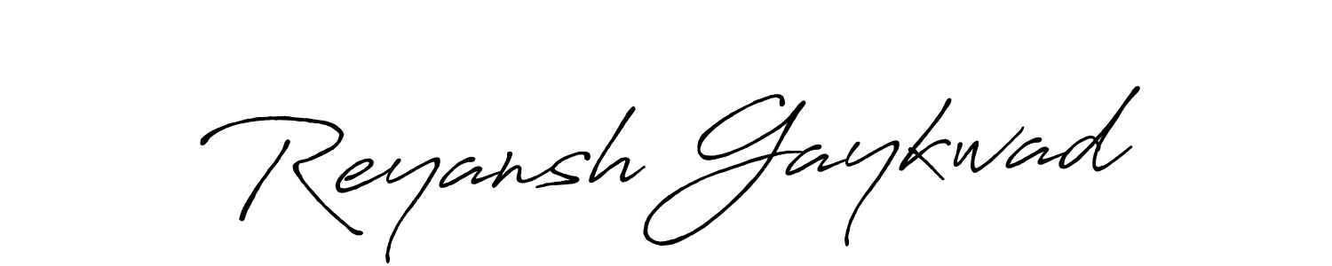 Make a beautiful signature design for name Reyansh Gaykwad. Use this online signature maker to create a handwritten signature for free. Reyansh Gaykwad signature style 7 images and pictures png