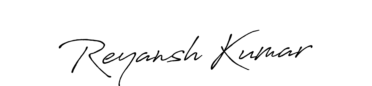 Reyansh Kumar stylish signature style. Best Handwritten Sign (Antro_Vectra_Bolder) for my name. Handwritten Signature Collection Ideas for my name Reyansh Kumar. Reyansh Kumar signature style 7 images and pictures png