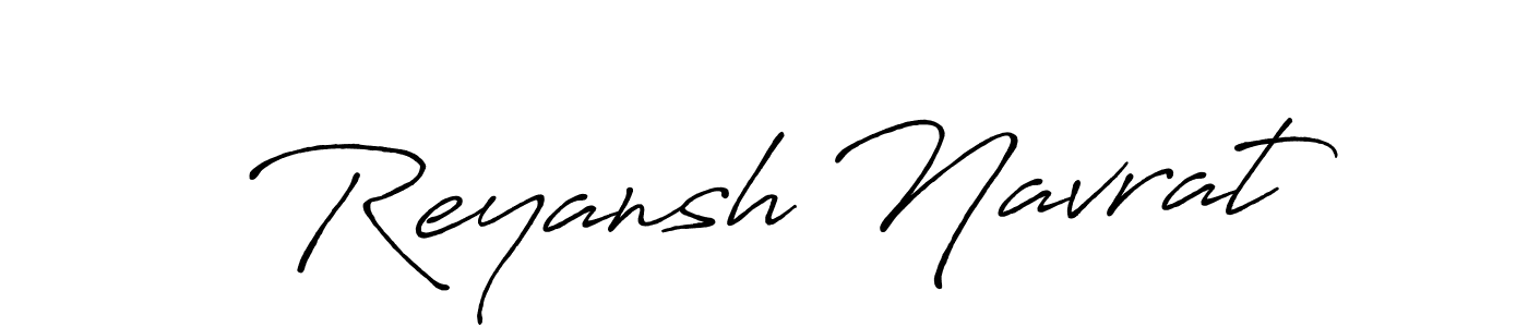 if you are searching for the best signature style for your name Reyansh Navrat. so please give up your signature search. here we have designed multiple signature styles  using Antro_Vectra_Bolder. Reyansh Navrat signature style 7 images and pictures png