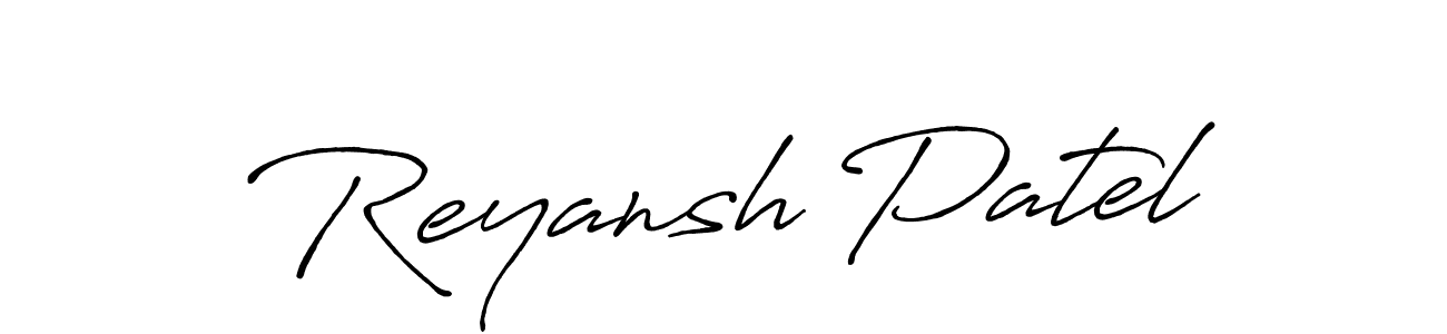 Make a short Reyansh Patel signature style. Manage your documents anywhere anytime using Antro_Vectra_Bolder. Create and add eSignatures, submit forms, share and send files easily. Reyansh Patel signature style 7 images and pictures png