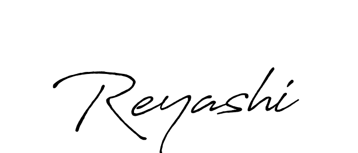 Also we have Reyashi name is the best signature style. Create professional handwritten signature collection using Antro_Vectra_Bolder autograph style. Reyashi signature style 7 images and pictures png