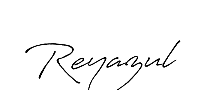 Once you've used our free online signature maker to create your best signature Antro_Vectra_Bolder style, it's time to enjoy all of the benefits that Reyazul name signing documents. Reyazul signature style 7 images and pictures png