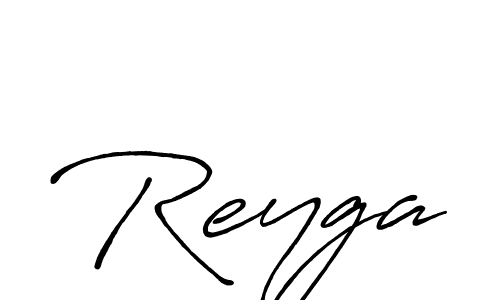 How to make Reyga signature? Antro_Vectra_Bolder is a professional autograph style. Create handwritten signature for Reyga name. Reyga signature style 7 images and pictures png