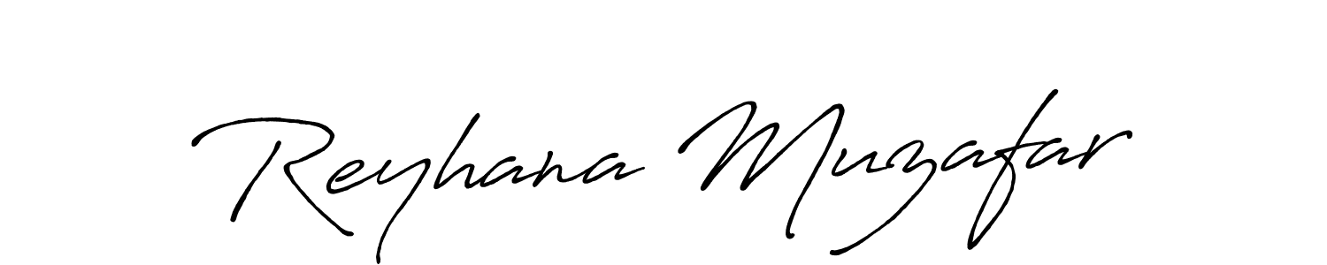 Best and Professional Signature Style for Reyhana Muzafar. Antro_Vectra_Bolder Best Signature Style Collection. Reyhana Muzafar signature style 7 images and pictures png