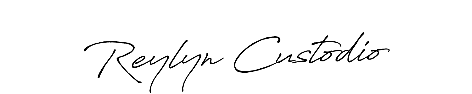 How to Draw Reylyn Custodio signature style? Antro_Vectra_Bolder is a latest design signature styles for name Reylyn Custodio. Reylyn Custodio signature style 7 images and pictures png