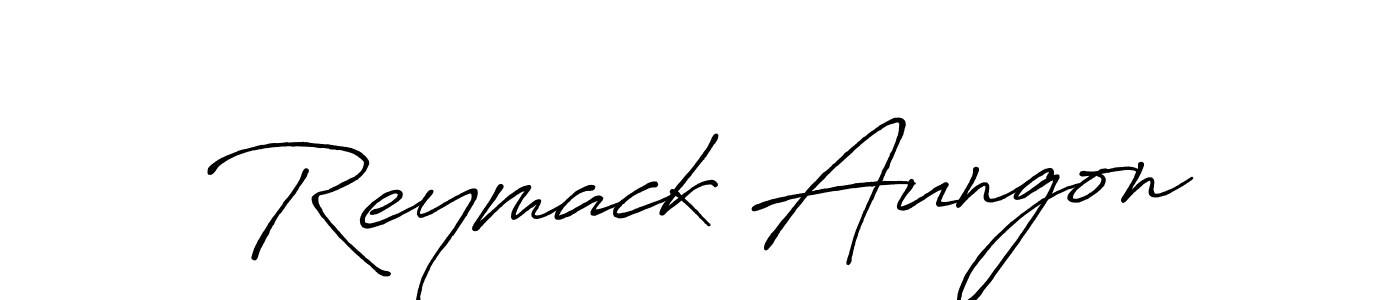 Design your own signature with our free online signature maker. With this signature software, you can create a handwritten (Antro_Vectra_Bolder) signature for name Reymack Aungon. Reymack Aungon signature style 7 images and pictures png