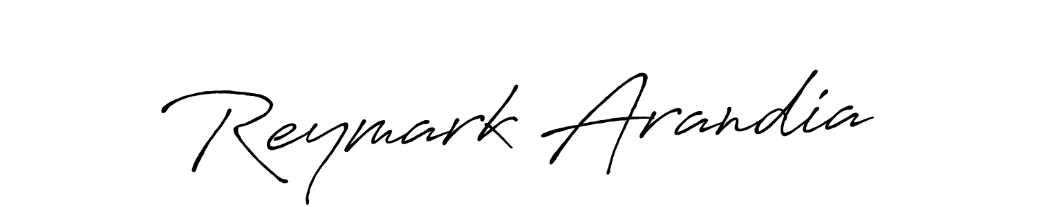 Make a beautiful signature design for name Reymark Arandia. With this signature (Antro_Vectra_Bolder) style, you can create a handwritten signature for free. Reymark Arandia signature style 7 images and pictures png