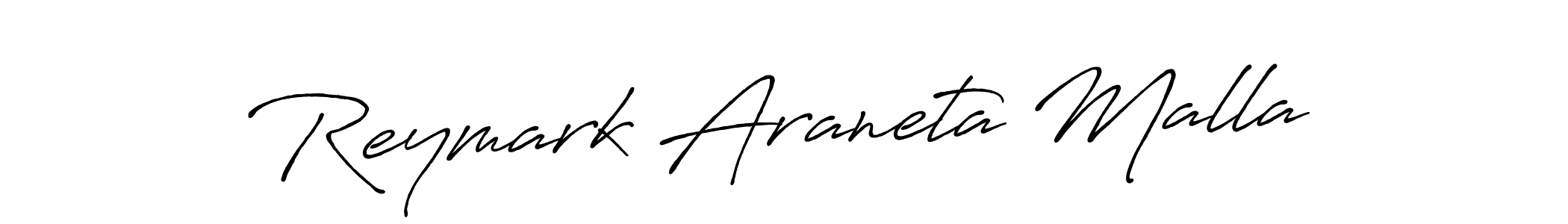 Also You can easily find your signature by using the search form. We will create Reymark Araneta Malla name handwritten signature images for you free of cost using Antro_Vectra_Bolder sign style. Reymark Araneta Malla signature style 7 images and pictures png