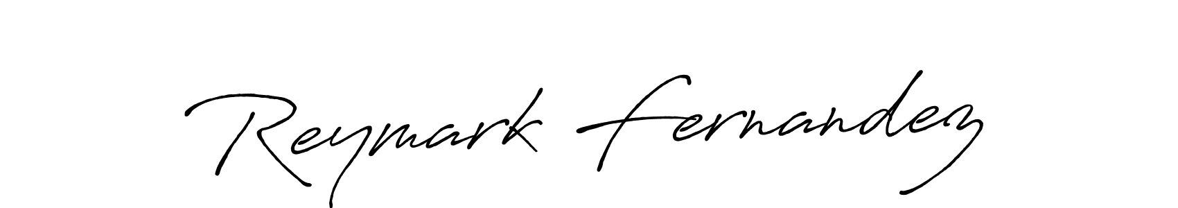 Also we have Reymark Fernandez name is the best signature style. Create professional handwritten signature collection using Antro_Vectra_Bolder autograph style. Reymark Fernandez signature style 7 images and pictures png