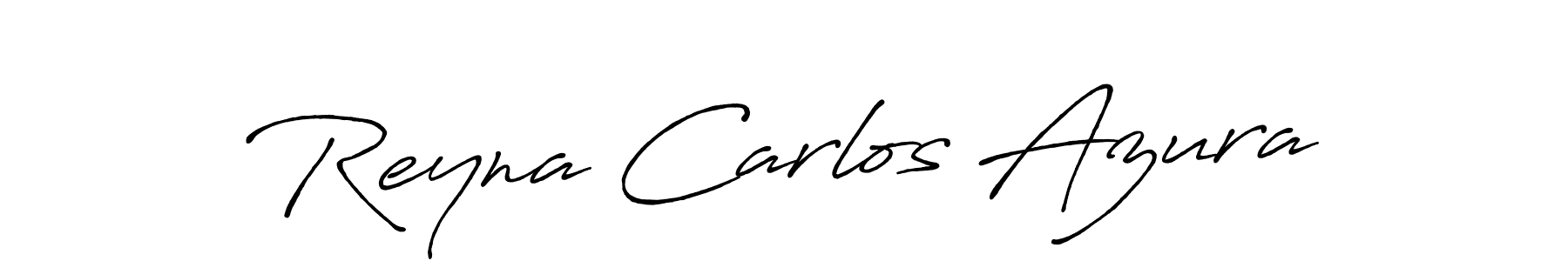 Design your own signature with our free online signature maker. With this signature software, you can create a handwritten (Antro_Vectra_Bolder) signature for name Reyna Carlos Azura. Reyna Carlos Azura signature style 7 images and pictures png