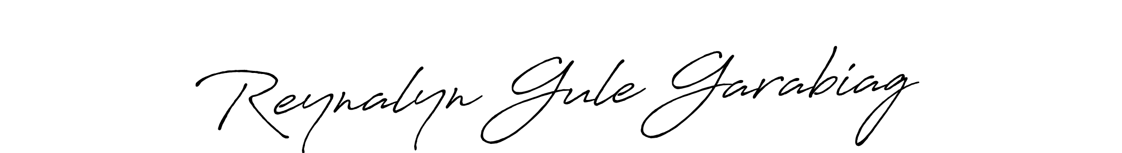 Also we have Reynalyn Gule Garabiag name is the best signature style. Create professional handwritten signature collection using Antro_Vectra_Bolder autograph style. Reynalyn Gule Garabiag signature style 7 images and pictures png