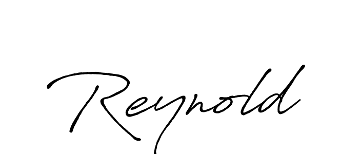 Design your own signature with our free online signature maker. With this signature software, you can create a handwritten (Antro_Vectra_Bolder) signature for name Reynold. Reynold signature style 7 images and pictures png