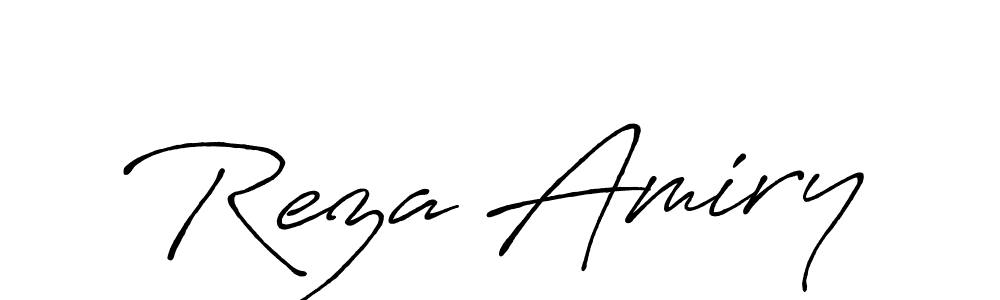 Make a beautiful signature design for name Reza Amiry. Use this online signature maker to create a handwritten signature for free. Reza Amiry signature style 7 images and pictures png