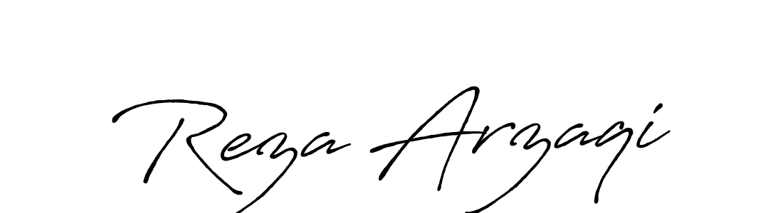 Use a signature maker to create a handwritten signature online. With this signature software, you can design (Antro_Vectra_Bolder) your own signature for name Reza Arzaqi. Reza Arzaqi signature style 7 images and pictures png