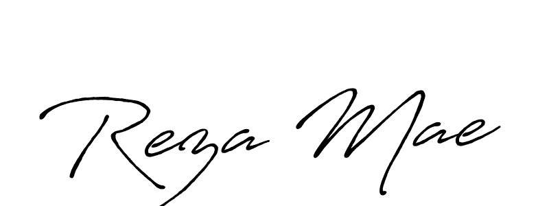 Make a beautiful signature design for name Reza Mae. Use this online signature maker to create a handwritten signature for free. Reza Mae signature style 7 images and pictures png