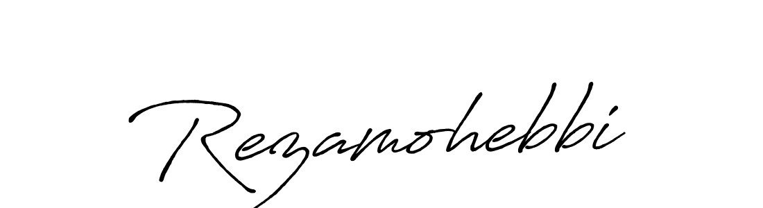 How to make Rezamohebbi signature? Antro_Vectra_Bolder is a professional autograph style. Create handwritten signature for Rezamohebbi name. Rezamohebbi signature style 7 images and pictures png
