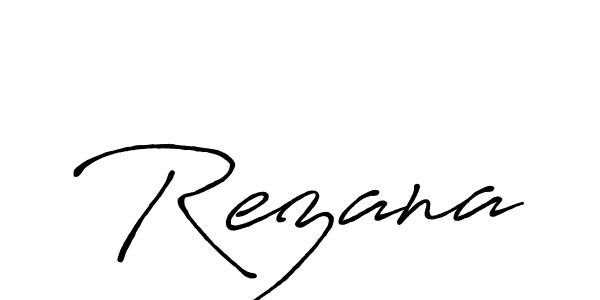 See photos of Rezana official signature by Spectra . Check more albums & portfolios. Read reviews & check more about Antro_Vectra_Bolder font. Rezana signature style 7 images and pictures png