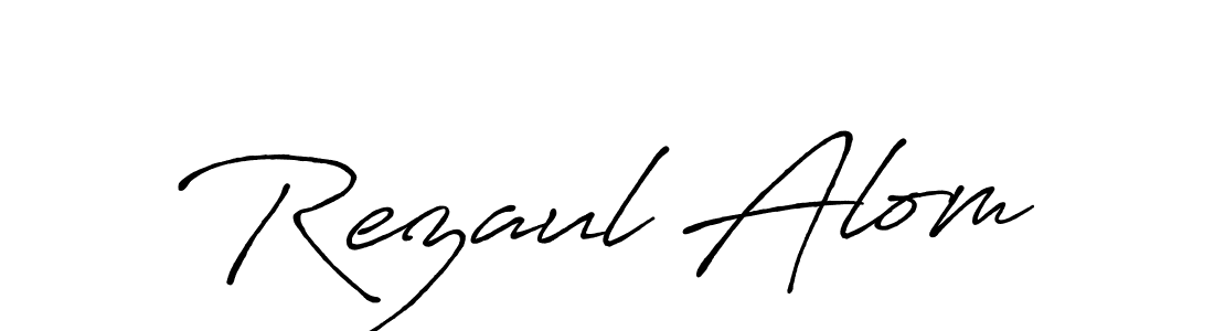 How to Draw Rezaul Alom signature style? Antro_Vectra_Bolder is a latest design signature styles for name Rezaul Alom. Rezaul Alom signature style 7 images and pictures png