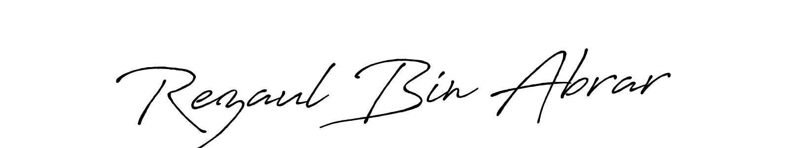 Also You can easily find your signature by using the search form. We will create Rezaul Bin Abrar name handwritten signature images for you free of cost using Antro_Vectra_Bolder sign style. Rezaul Bin Abrar signature style 7 images and pictures png
