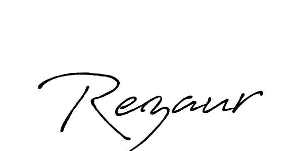 The best way (Antro_Vectra_Bolder) to make a short signature is to pick only two or three words in your name. The name Rezaur include a total of six letters. For converting this name. Rezaur signature style 7 images and pictures png