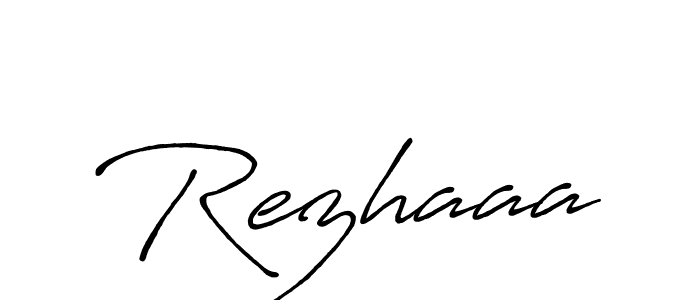 Rezhaaa stylish signature style. Best Handwritten Sign (Antro_Vectra_Bolder) for my name. Handwritten Signature Collection Ideas for my name Rezhaaa. Rezhaaa signature style 7 images and pictures png