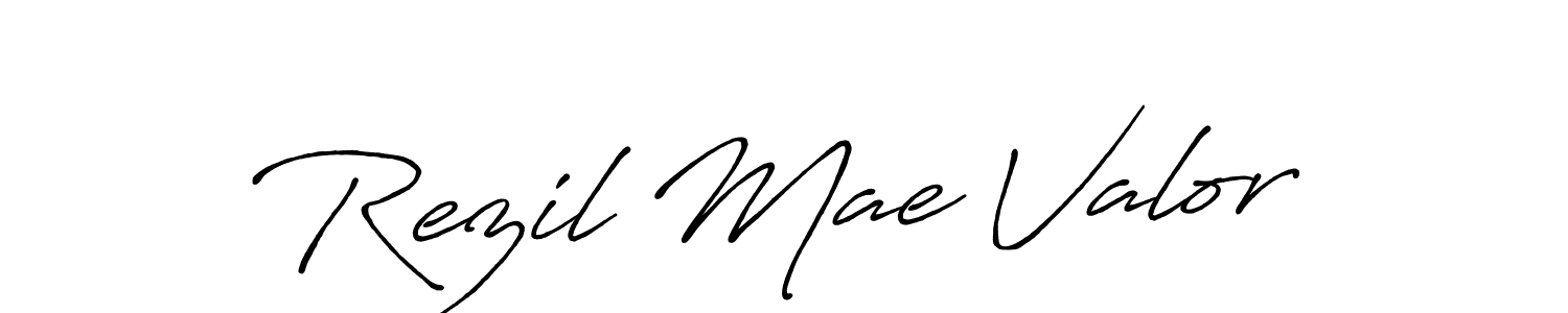 The best way (Antro_Vectra_Bolder) to make a short signature is to pick only two or three words in your name. The name Rezil Mae Valor include a total of six letters. For converting this name. Rezil Mae Valor signature style 7 images and pictures png