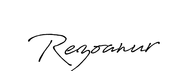 It looks lik you need a new signature style for name Rezoanur. Design unique handwritten (Antro_Vectra_Bolder) signature with our free signature maker in just a few clicks. Rezoanur signature style 7 images and pictures png