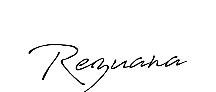 Once you've used our free online signature maker to create your best signature Antro_Vectra_Bolder style, it's time to enjoy all of the benefits that Rezuana name signing documents. Rezuana signature style 7 images and pictures png