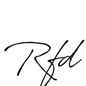 Best and Professional Signature Style for Rfd. Antro_Vectra_Bolder Best Signature Style Collection. Rfd signature style 7 images and pictures png