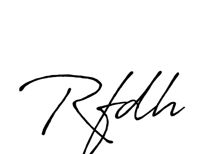 Also You can easily find your signature by using the search form. We will create Rfdh name handwritten signature images for you free of cost using Antro_Vectra_Bolder sign style. Rfdh signature style 7 images and pictures png