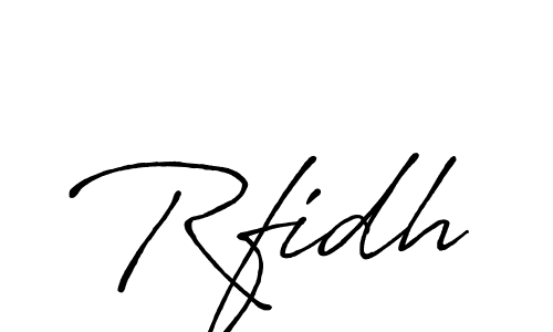 Antro_Vectra_Bolder is a professional signature style that is perfect for those who want to add a touch of class to their signature. It is also a great choice for those who want to make their signature more unique. Get Rfidh name to fancy signature for free. Rfidh signature style 7 images and pictures png