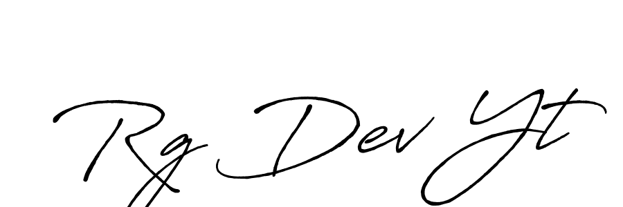 It looks lik you need a new signature style for name Rg Dev Yt. Design unique handwritten (Antro_Vectra_Bolder) signature with our free signature maker in just a few clicks. Rg Dev Yt signature style 7 images and pictures png