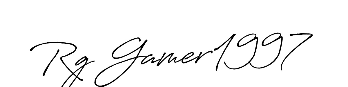 Also we have Rg Gamer1997 name is the best signature style. Create professional handwritten signature collection using Antro_Vectra_Bolder autograph style. Rg Gamer1997 signature style 7 images and pictures png