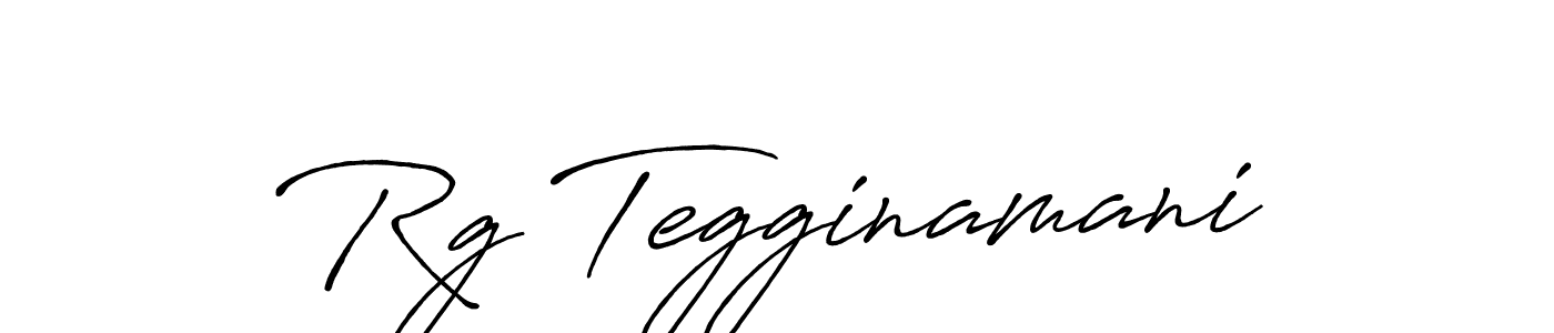 How to make Rg Tegginamani signature? Antro_Vectra_Bolder is a professional autograph style. Create handwritten signature for Rg Tegginamani name. Rg Tegginamani signature style 7 images and pictures png