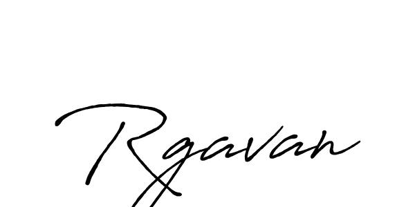 Make a beautiful signature design for name Rgavan. With this signature (Antro_Vectra_Bolder) style, you can create a handwritten signature for free. Rgavan signature style 7 images and pictures png