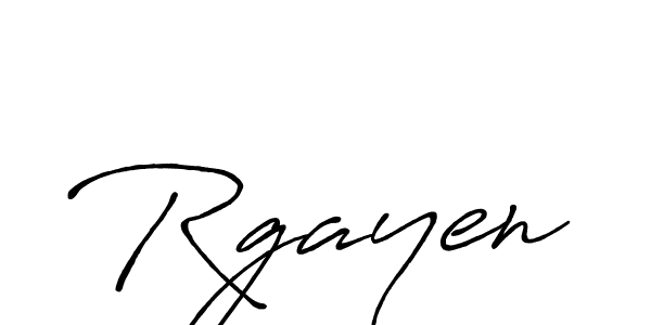 How to make Rgayen signature? Antro_Vectra_Bolder is a professional autograph style. Create handwritten signature for Rgayen name. Rgayen signature style 7 images and pictures png