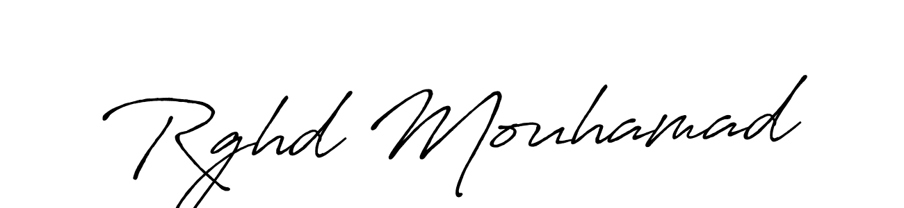 Best and Professional Signature Style for Rghd Mouhamad. Antro_Vectra_Bolder Best Signature Style Collection. Rghd Mouhamad signature style 7 images and pictures png
