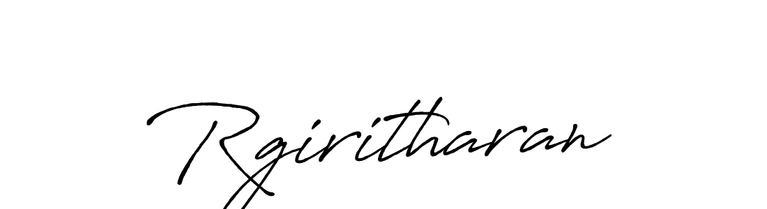 Design your own signature with our free online signature maker. With this signature software, you can create a handwritten (Antro_Vectra_Bolder) signature for name Rgiritharan. Rgiritharan signature style 7 images and pictures png