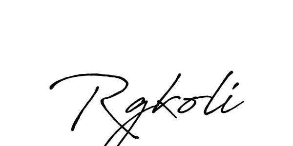 You should practise on your own different ways (Antro_Vectra_Bolder) to write your name (Rgkoli) in signature. don't let someone else do it for you. Rgkoli signature style 7 images and pictures png