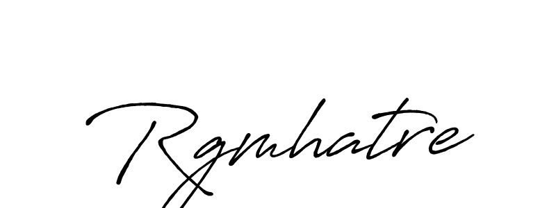 How to make Rgmhatre name signature. Use Antro_Vectra_Bolder style for creating short signs online. This is the latest handwritten sign. Rgmhatre signature style 7 images and pictures png