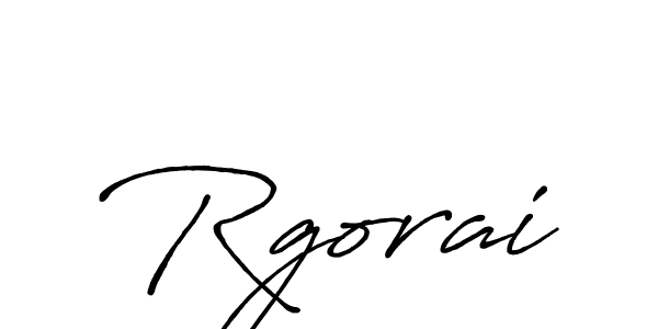 How to make Rgorai signature? Antro_Vectra_Bolder is a professional autograph style. Create handwritten signature for Rgorai name. Rgorai signature style 7 images and pictures png