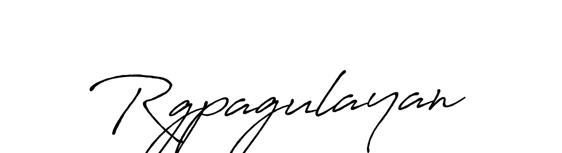 Use a signature maker to create a handwritten signature online. With this signature software, you can design (Antro_Vectra_Bolder) your own signature for name Rgpagulayan. Rgpagulayan signature style 7 images and pictures png