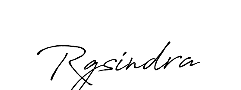 Make a beautiful signature design for name Rgsindra. With this signature (Antro_Vectra_Bolder) style, you can create a handwritten signature for free. Rgsindra signature style 7 images and pictures png