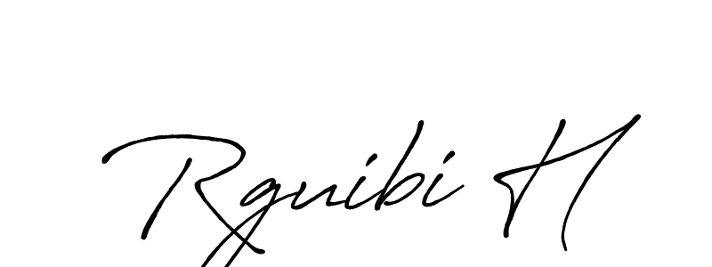 Antro_Vectra_Bolder is a professional signature style that is perfect for those who want to add a touch of class to their signature. It is also a great choice for those who want to make their signature more unique. Get Rguibi H name to fancy signature for free. Rguibi H signature style 7 images and pictures png