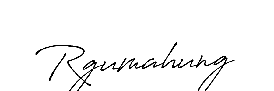 How to Draw Rgumahung signature style? Antro_Vectra_Bolder is a latest design signature styles for name Rgumahung. Rgumahung signature style 7 images and pictures png